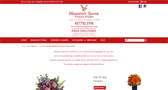 Desktop Screenshot of heavensscentflowers.com