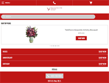 Tablet Screenshot of heavensscentflowers.com
